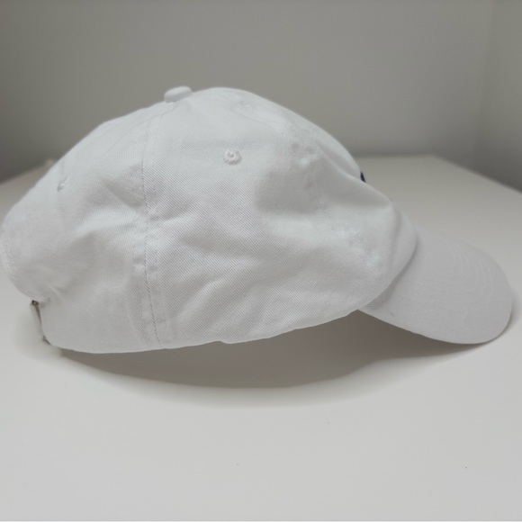 Swish Babe Logo White Navy Blue Embroidered Dad Hat Adjustable Strap - Picture 7 of 10